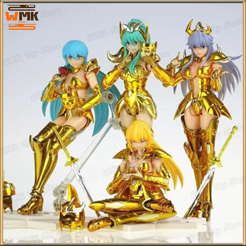 Gt Saint Seiya Myth Cloth Ex Anime Figure Scorpio Geraldine Pisces Venus Aries Dolores Holy Contract Action Figure Custom Gifts