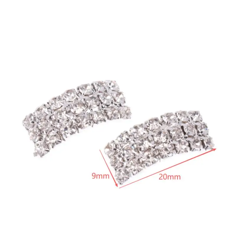 5/10 Stücke 20*9mm Multi Drainage Diamant Schnalle Kleidung Kopfbedeckungen DIY Dekortion Zubehör