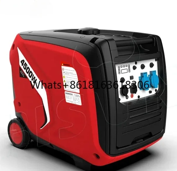 

Custom 5500w Silent Type Portable Power Gasoline Inverter Generator