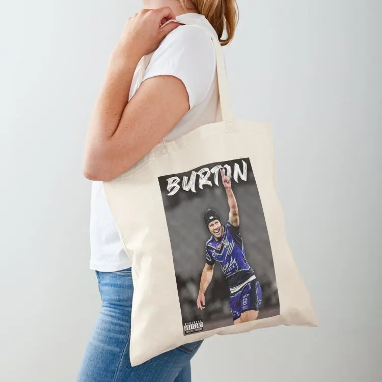 

Matt Burton Graphic - NRL Bulldogs Tote Bag canvas tote bag reusable grocery bags reusable shopping bags Handbags