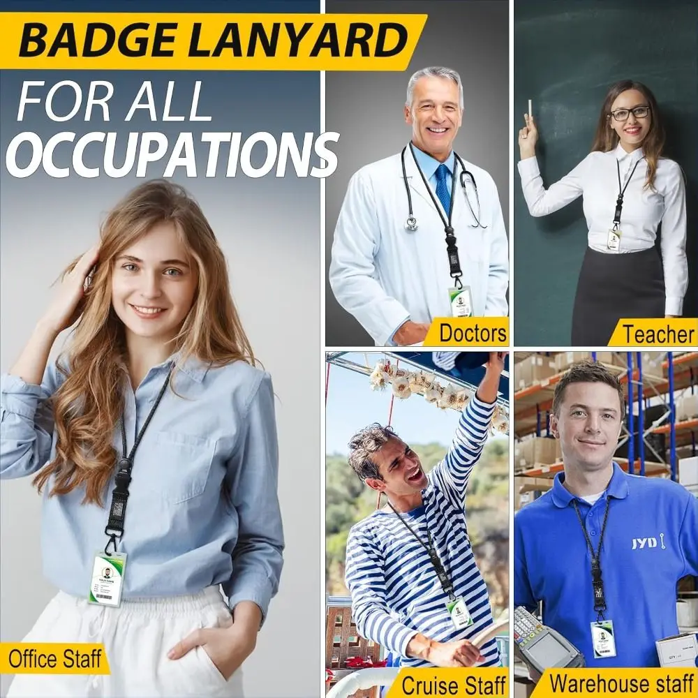 

Ожерелье, черная идентификационная веревка, регулируемый сверхпрочный шейный ремень, подвесная веревка для женщин и мужчин