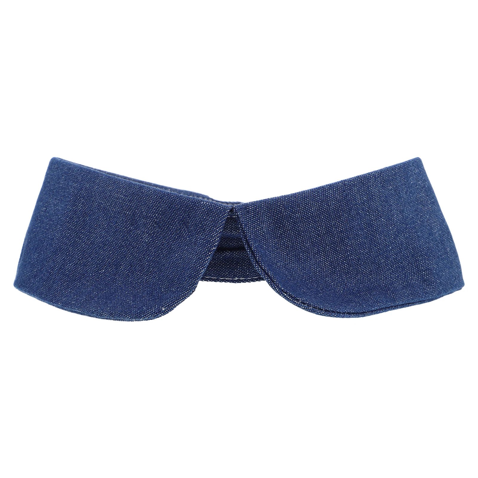

Denim Fake Collar Clip-on Blouse Decorative Choker Detachable Collars It Can Move