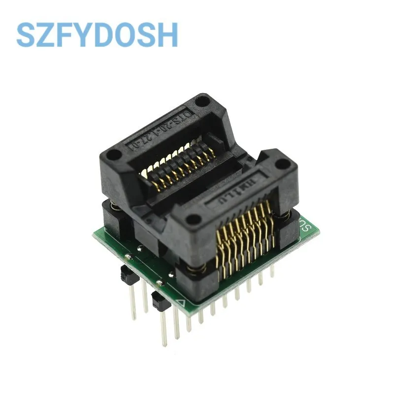 NEW Chip programmer SOP20 1.27 wide body adapter socket to DIP20