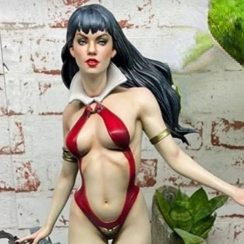 

1/24 Scale 100mm Total Height Sexy Female Vampire Scene Resin Figure Assemble Model Kit Unassembled Unpainted Statuettes Toys