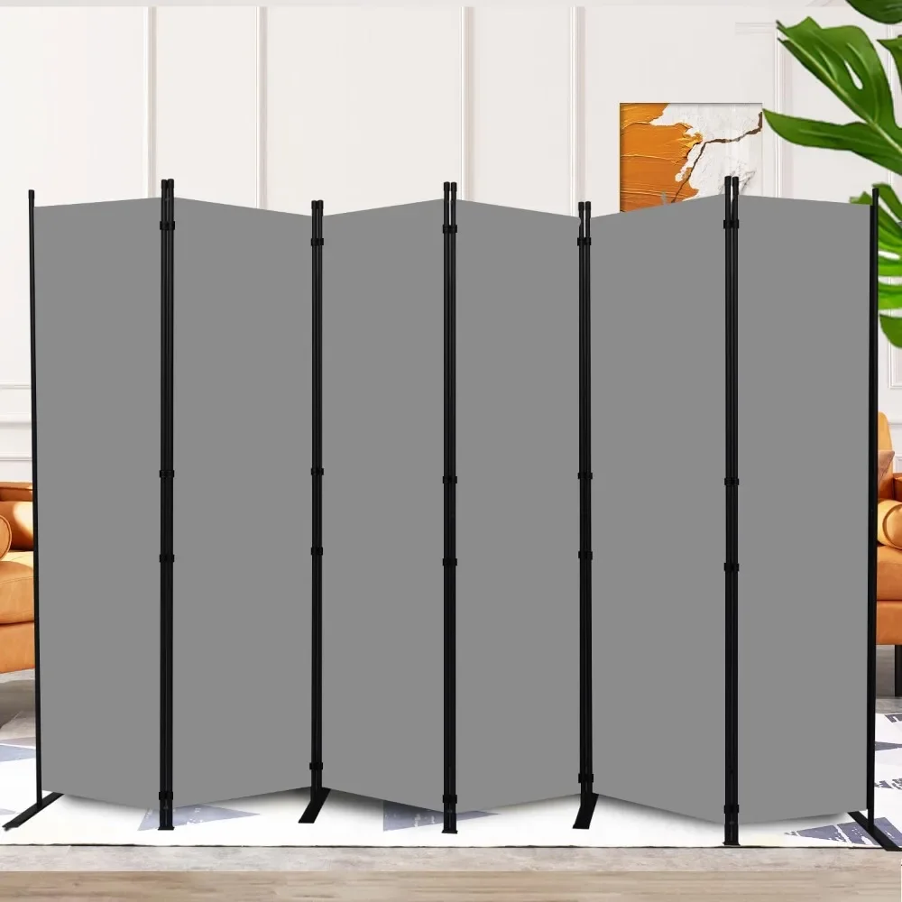 Room Divider & Folding Privacy Screen 8 Panels, 14.67 ft Wide Room Divider Partition, Portable Room Divider Screen