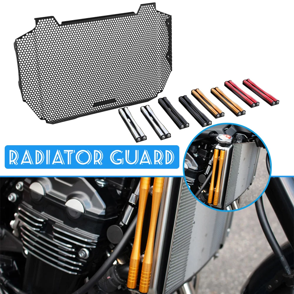 

CNC aluminium Accessories Motorcycle radiator guard and Radiator Side Rod Set New For Kawasaki Z900RS Cafe Performance Z 900 RS