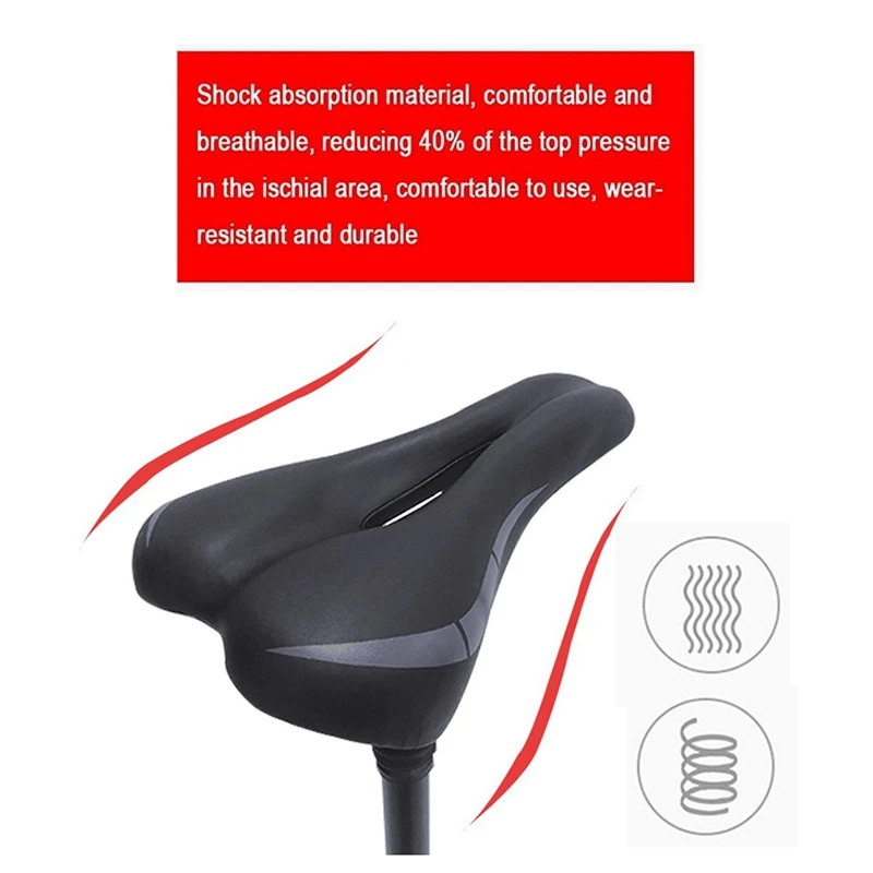 Electric Scooter Seat Adjustable Saddle Set Shockproof Bike Seat Cushion Can Be Raised Lowered For Xiaomi M365/Pro Parts White