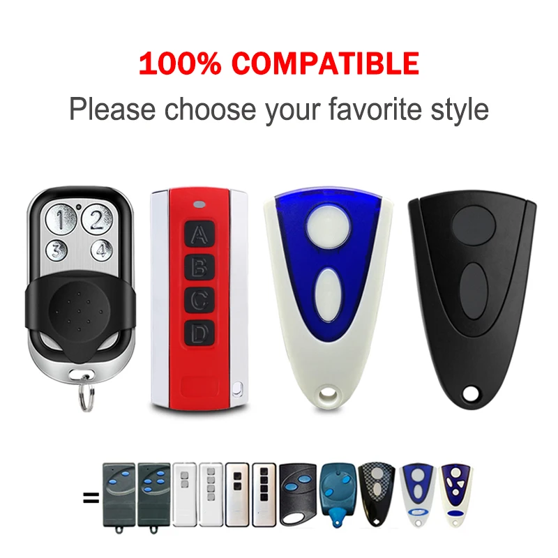 For NOVOFERM Remote Control 433MHz Compatible With NOVOFERM MINI-NOVOTRON 522 524 NOVOTRON 504 524 512 502 MAX43-2 504 MAX43-2