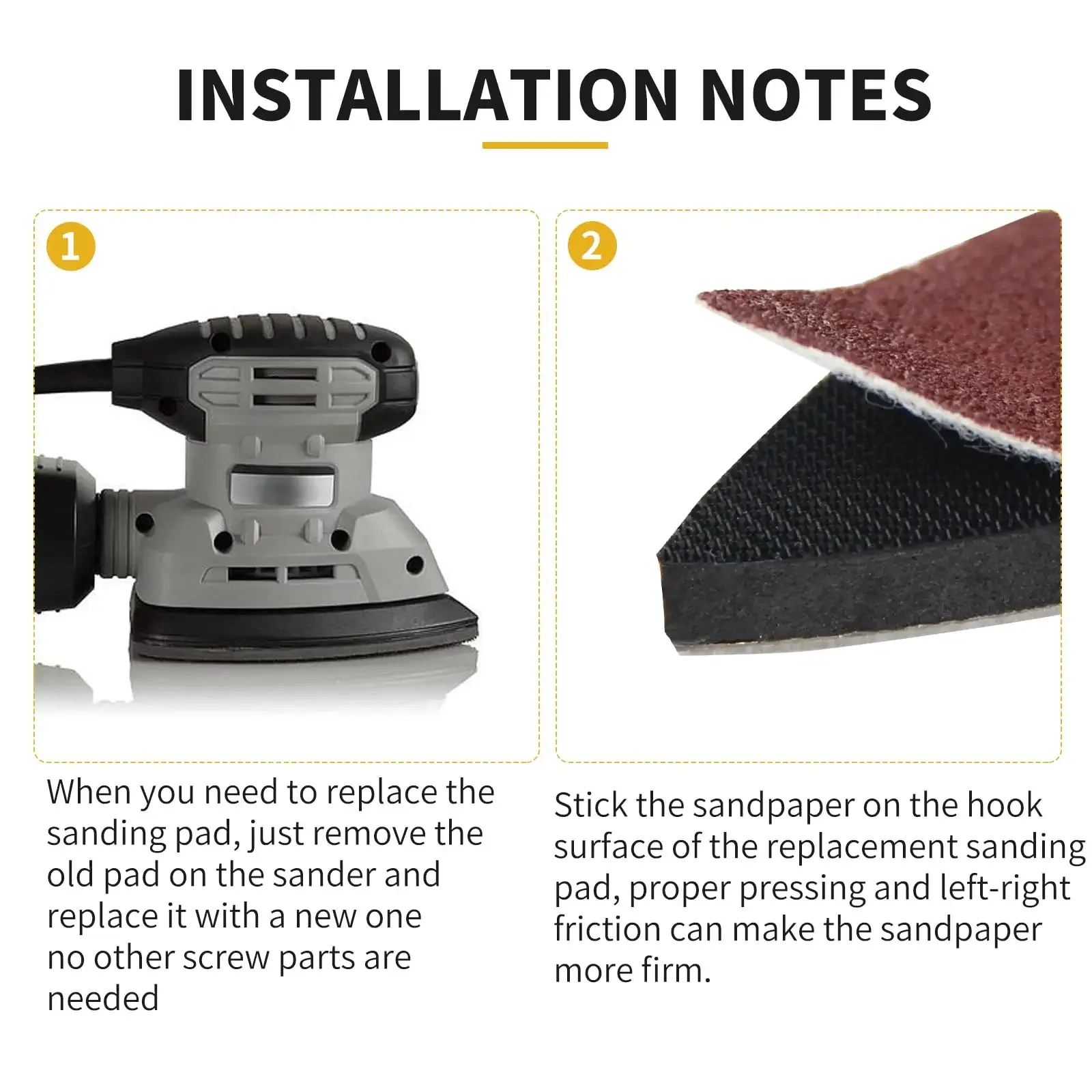 

Наждачная бумага с треугольными деталями пальцев 38*55 мм, 40/41 шт., на липучке в ассортименте, зернистость 60-800 для полировки и шлифования дерева, металла