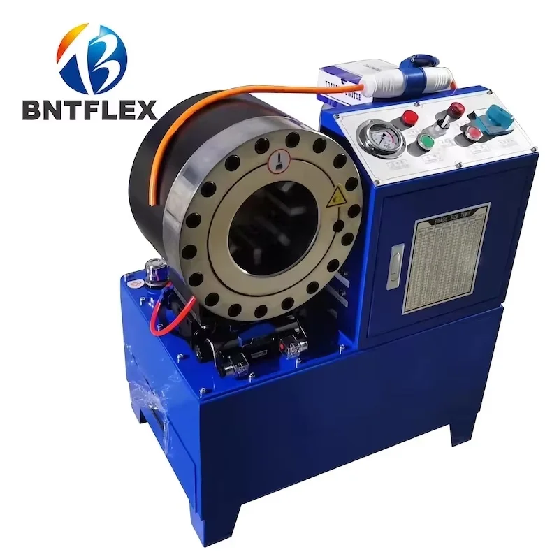 

BNT68 Factory Sales 1/4''-2'' 380v 3kw Automatic Crimping Machine With 10 Sets Of Dies