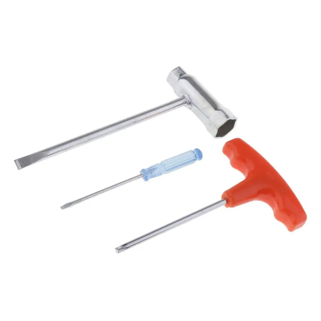 Chainsaw Wrench Bar Nut Red Alloy Construction Tool Set for Blower Eater Earth Auger Servicing