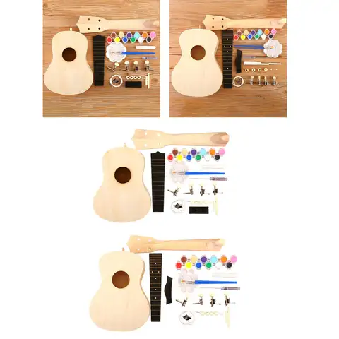 우쿨렐레 DIY 키트 나무 어린이 악기 그림 우쿨렐레 기타 빌드 키트 Best5 우쿨렐레 DIY 키트 나무 어린이 악기 그림 우쿨렐레 기타 빌드 키트 Best5