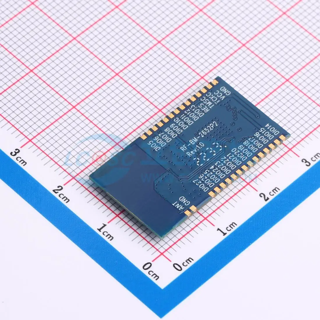 2pcs RF-BM-2652P4 SMD CC2652P7chip 5.2 20dBm Bluetooth Wireless Module for Smart Home System