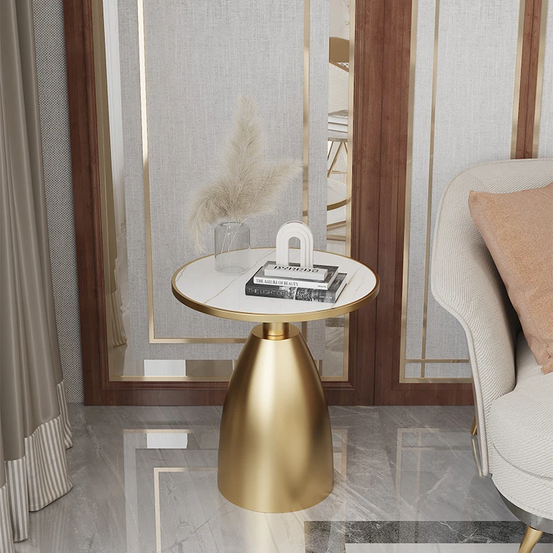 Table Basse de Luxe Moderne, Design Simple, Minimaliste, Table d'Appoint Nordique, Esthétique Debout, Mobilier de Suite