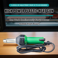 Plastic Welding Gun 1600W High Power PVC Plastic Floor Welding Tool PP Welding Stick Hot Melt Machine Industrial Hot Air Gun