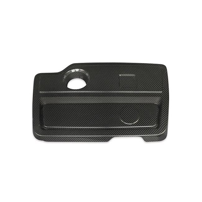 

3K Twill Carbon Weave in Glossy Finish Dry Carbon Fiber Engine Cover for BENZ AMG A45 W176