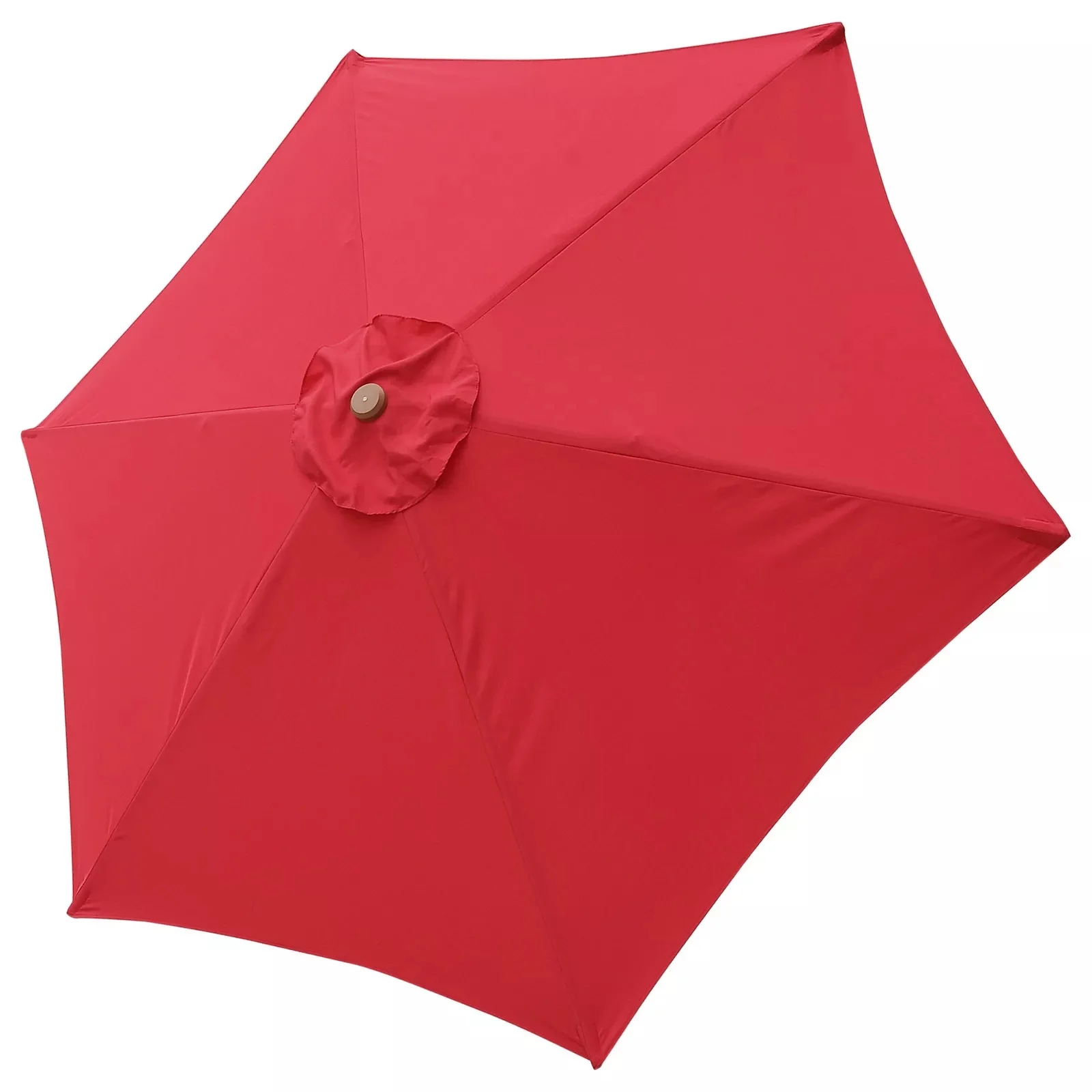 

Outdoor Patio Umbrella Canopy Top Cover Replacement Red Fit 9' 6-rib Umbrella