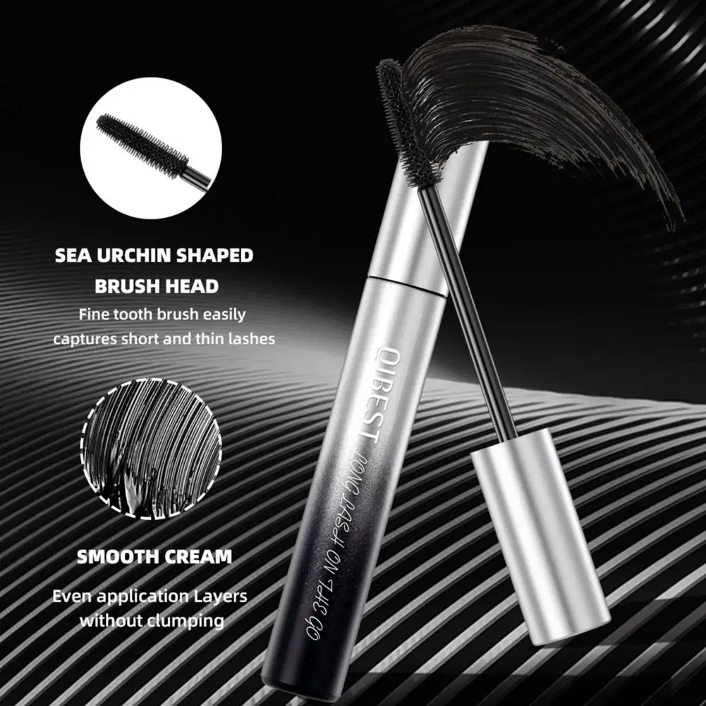 Natural Mascara for Long Eyelashes Waterproof Mascara for Big Eyes Long-lasting Thick Curling Non-smudge Mascara for All-day