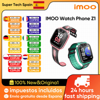 imoo Z1 Watch Phone 4G Smartwatch 1.3‘’ Screen 2MP Wide-angle Camera Voice Messages GPS IPX8 BT4.2 Google Pay For Kids