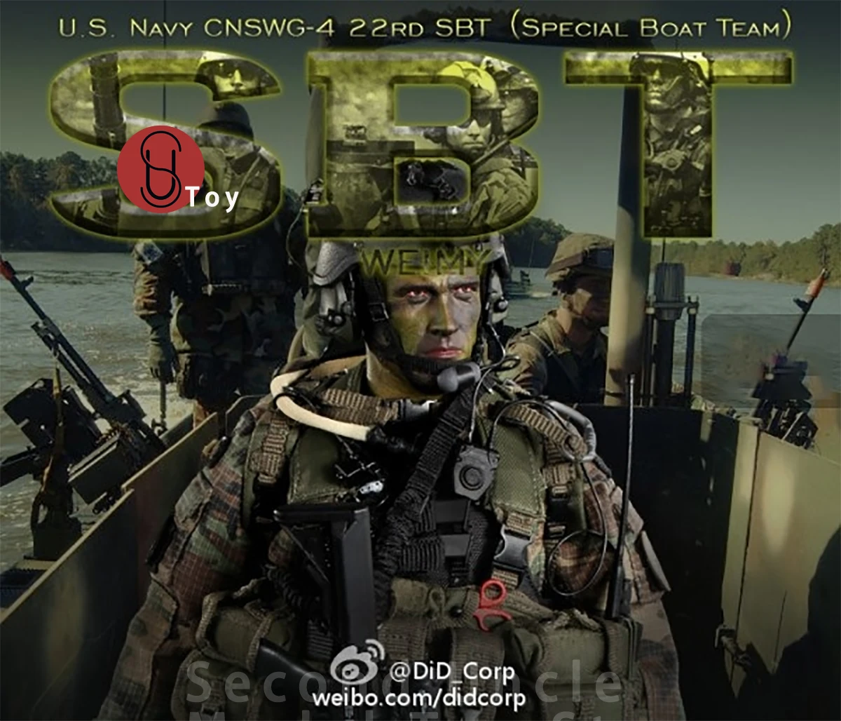 

DID MA1002 1/6 U.S NAVY CNSWG-4 22RD SBT Special Boat Team 12'' Male Soldier Action figure Full Set Collectible Model Toys