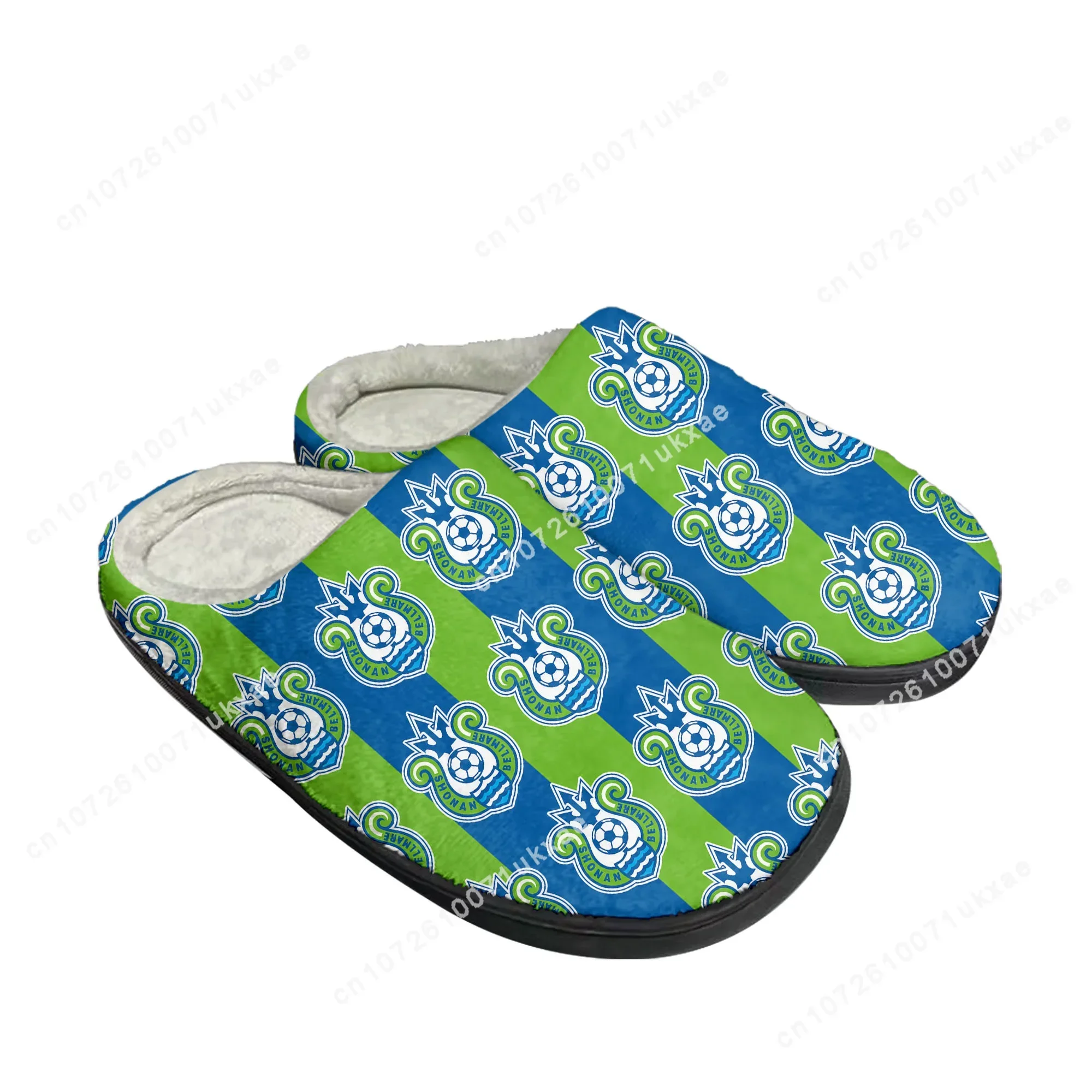 ベルマーレ Bellmare Football Home Cotton Slippers Mens Womens Plush Bedroom Casual Keep Warm Shoes Thermal Indoor Slipper Customized