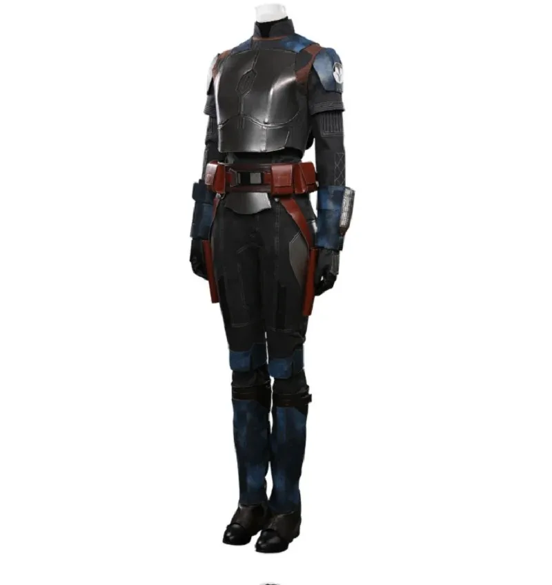 S2 Bo-Katan Kryze คอสเพลย์เครื่องแต่งกายสีดํา Tank Top กางเกงเครื่องแต่งกายฮาโลวีน Carnival ชุดผู้ใหญ่