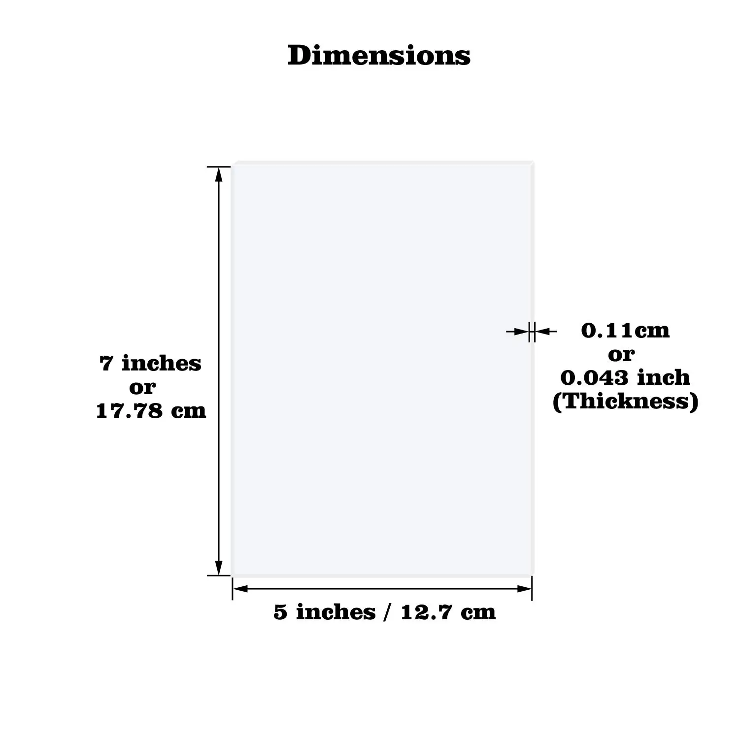 Clear Extruded Acrylic Sheets for Picture Frame, Glass Replacement, Projects Display, Painting, 1mm Thickness, 10 Pieces