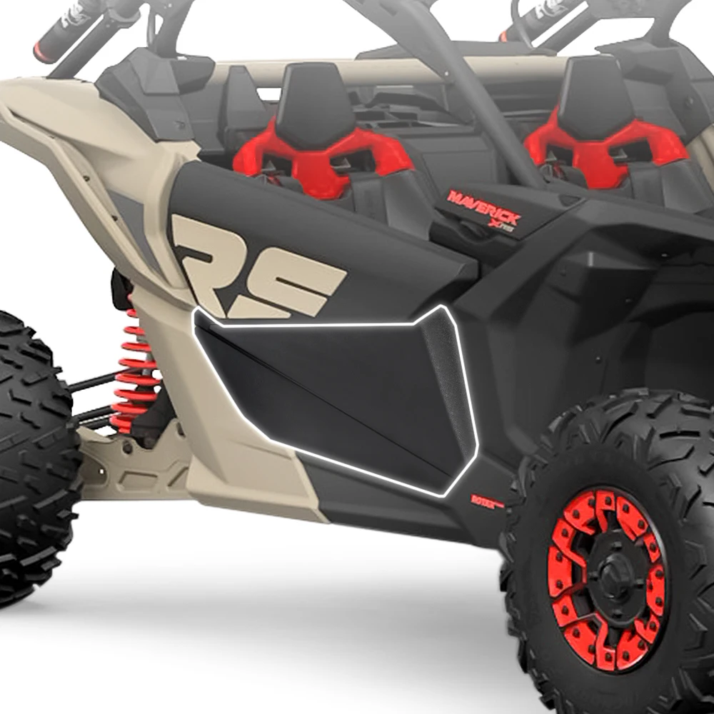 X3 2 Türen untere Türverkleidungen mit Metallrahmen 715002903 für Can-am Maverick X3 Max R RR 4x4 XMR XDS XRC XRS DS RS 900 2017–2025