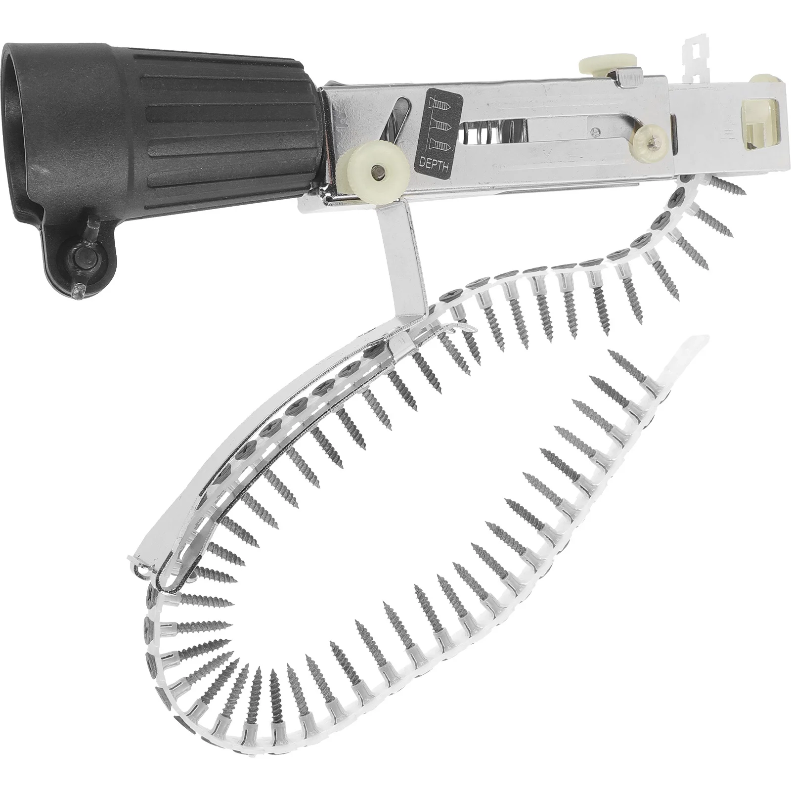 Automatic Chain Nail Machine Adapter for Electric Drill Woodworking Tool Convert to Cordless Machine Stainless Steel