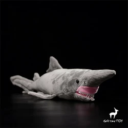 Goblin Shark High Fidelity Anime Cute Plushie Snout Owstoni Plush Toys Lifelike Animals Simulation Stuffed Doll Kawai Toy Gifts
