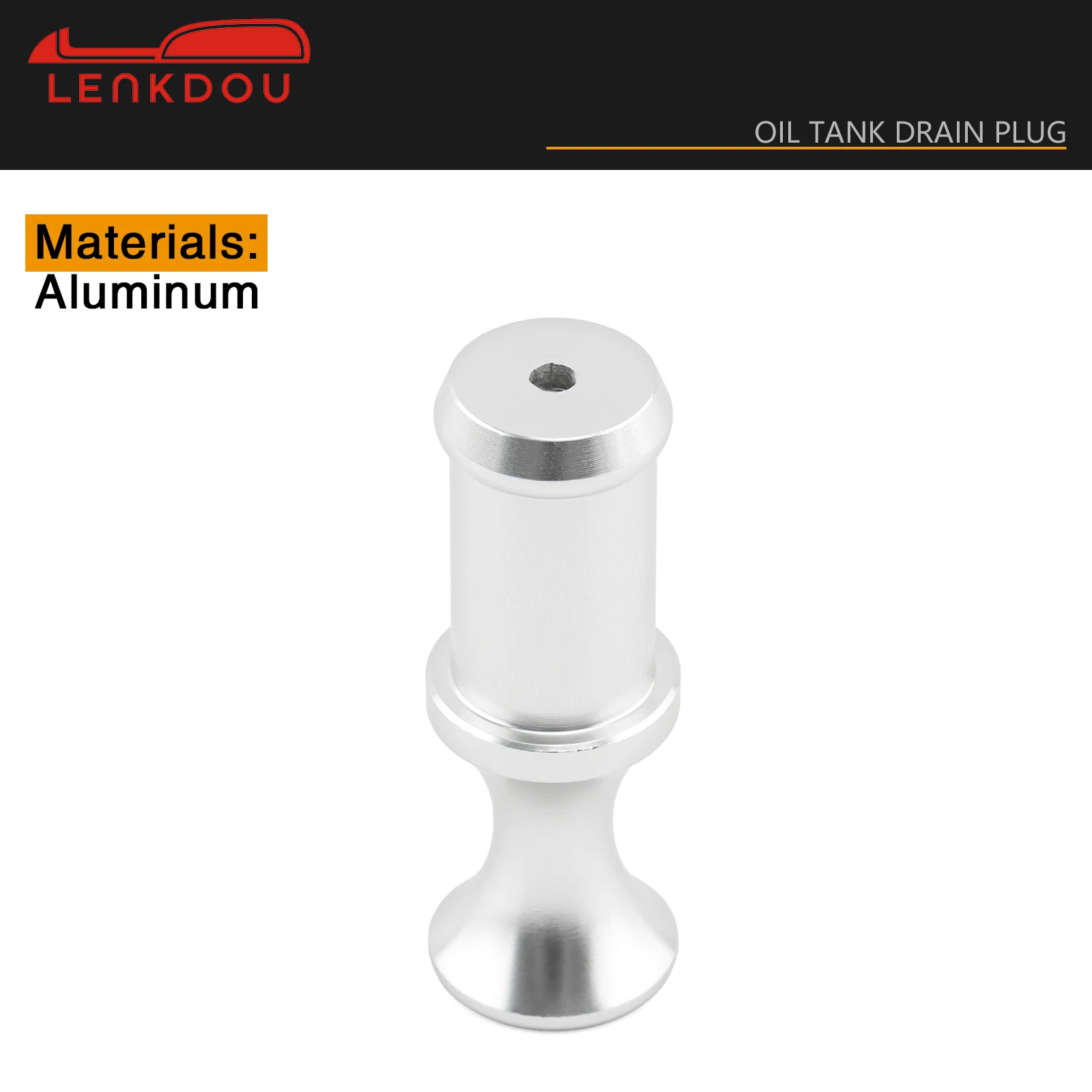 Motorcycle Aluminum Oil Tank Drain Plug For Harley Softail Heritage FLST Standard FXST 1990-2000 Moto Accessories Silvery