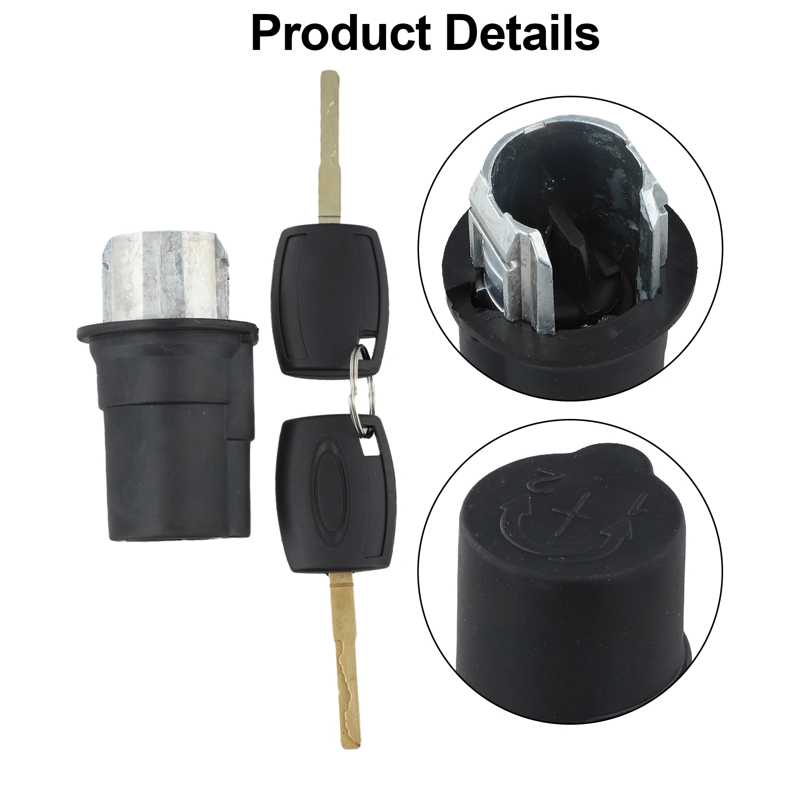 For Ford For Transit and For Tourneo Bonnet Lock with 2 Keys Compatible with 2014-2019 Models Part Number 1926225