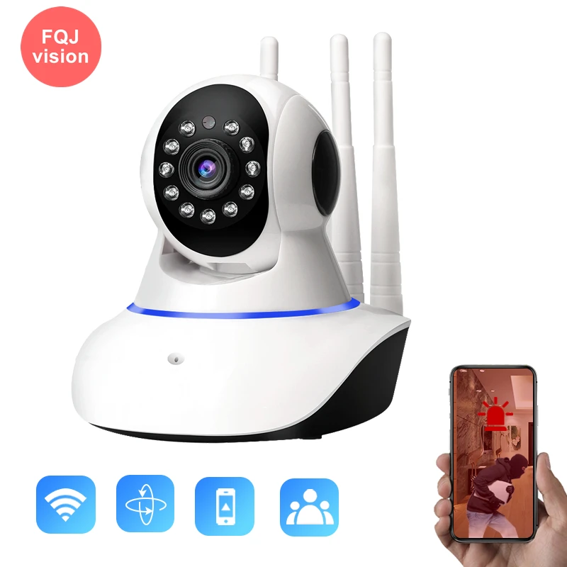 

V380 Pro 5MP Surveillance Camera with Wifi IR Night Vision Motion Detection Two Way Audio Home Security Smart Video Camera