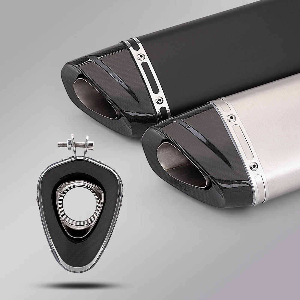 العالمي 51 مللي متر تعديل ماسورة العادم M15 عالية الأداء ماسورة العادم الكربون رئيس MT07/MT09