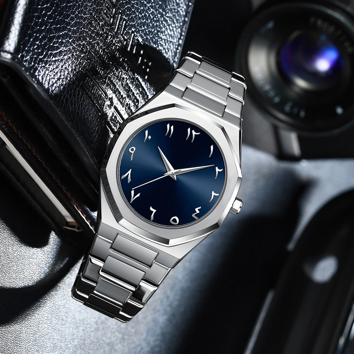 BESTWIN Luxury Sports Men Watch Waterproof  Stainless Steel Date Wristwatch For Man Quartz Clock Business Men's Watches 2025 New