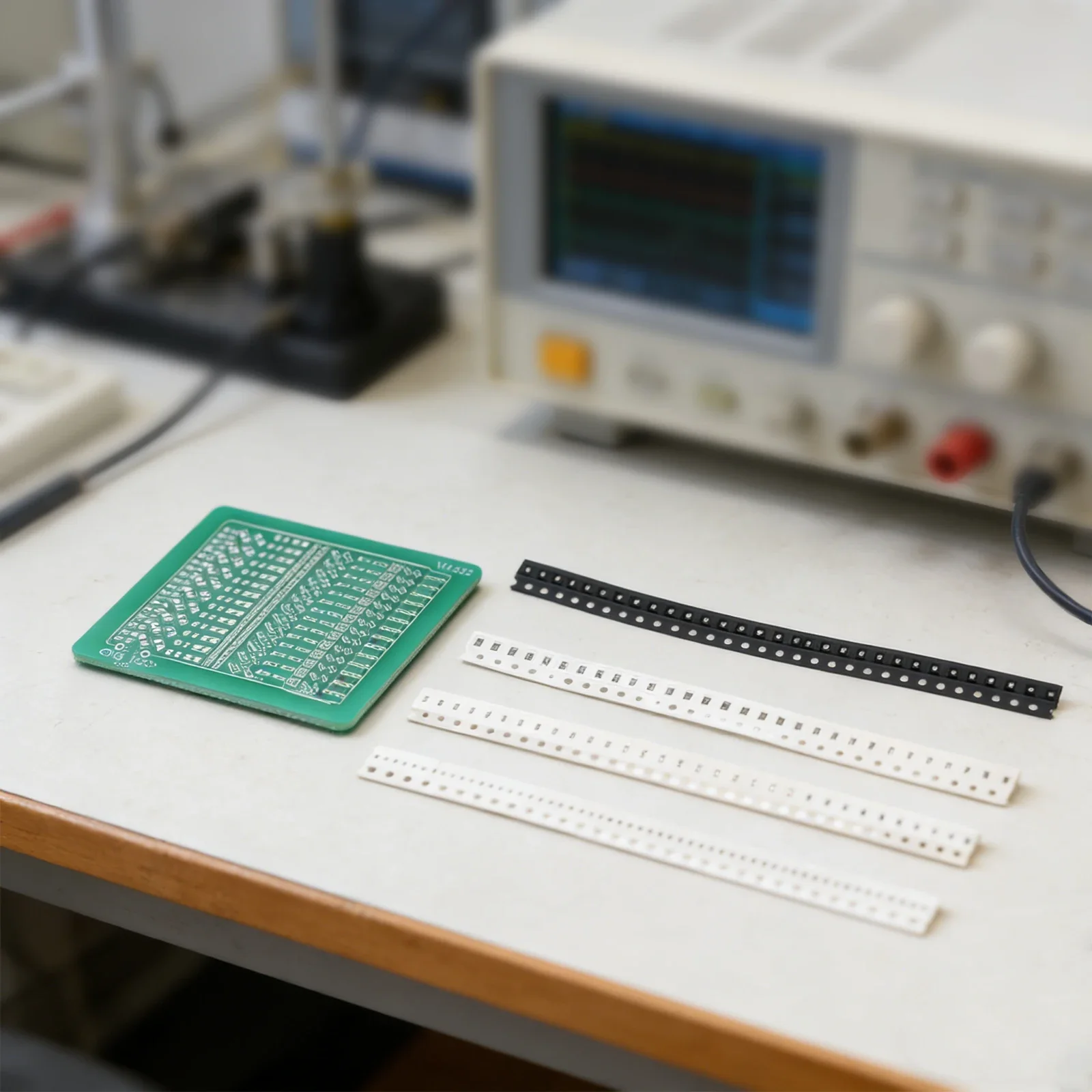 Soldering Practice Kit FOR SMD 0805 0603 0402 With 34 LEDs And 84 Resistors Each On 7.4x6cm PCB For Electronics Labs