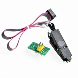 Clip de prueba SOIC8 SOP8 de alta calidad para EEPROM 93CXX/25CXX/24CXX, programación en circuito, programador USB TL866CS TL866A EZP2010