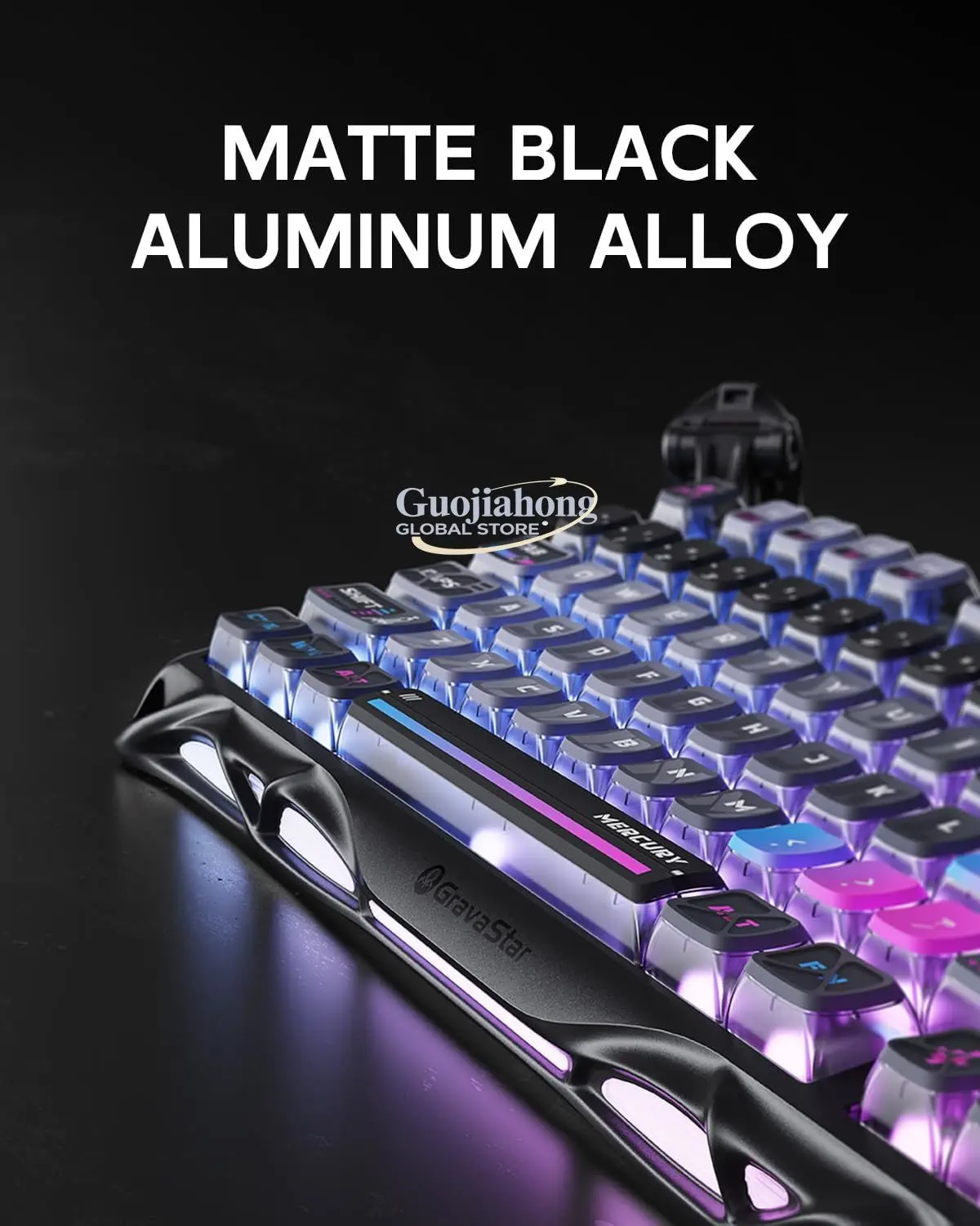 Klawiatura mechaniczna Factory K1 Pro 75% bezprzewodowa, 79 klawiszy, podświetlenie RGB, przełączniki liniowe.