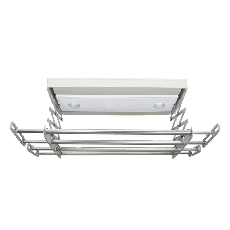 One piece of electric drying rack is sent on behalf of a multifunctional telescopic rod, small balcony, clothes dryer