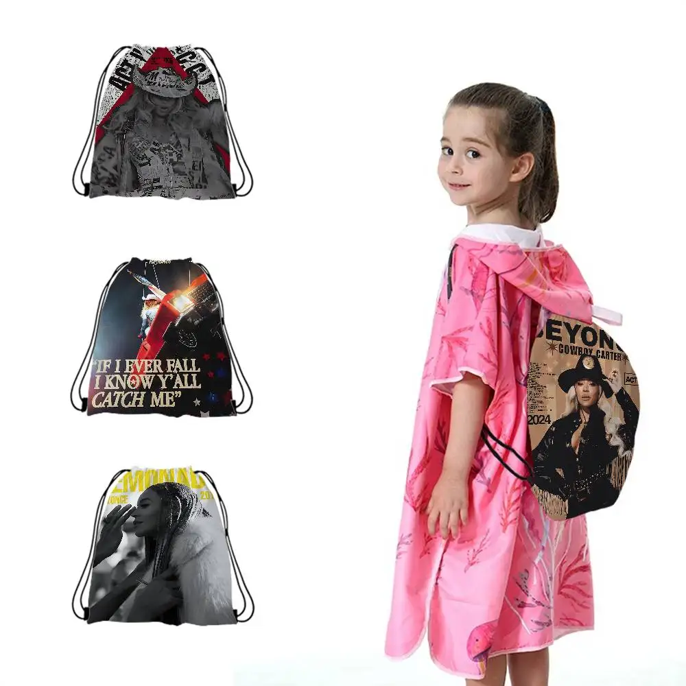 الكلاسيكية الشعبية ستار بي بيونسيه فتاة جميلة الرباط على ظهره حقيبة رياضية لصالة الألعاب الرياضية لحقيبة الظهر الرباط شخصية #2