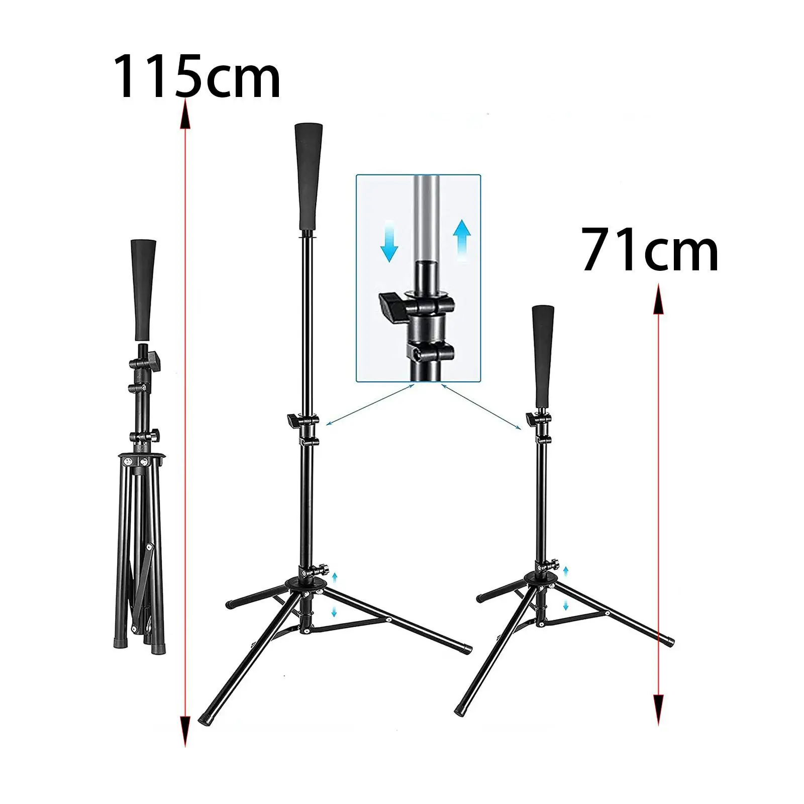 Baseball Batting Tee Adjustable Height Baseball Hitting Tee for Sports Lovers