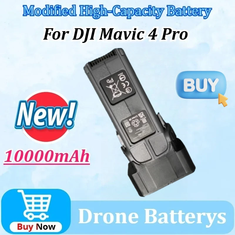 

Drone 10000mAh Battery for DJI Mavic 4 Pro Intelligent Flight Large Capacity for Mavic 4Pro Max Flight Time of 55-60 Minutes