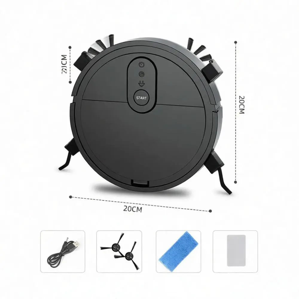 Smart Sweeping Robot Vacuum Mop Integrated Device Automatic Household Floor Cleaner For Dust Pet Hair Management