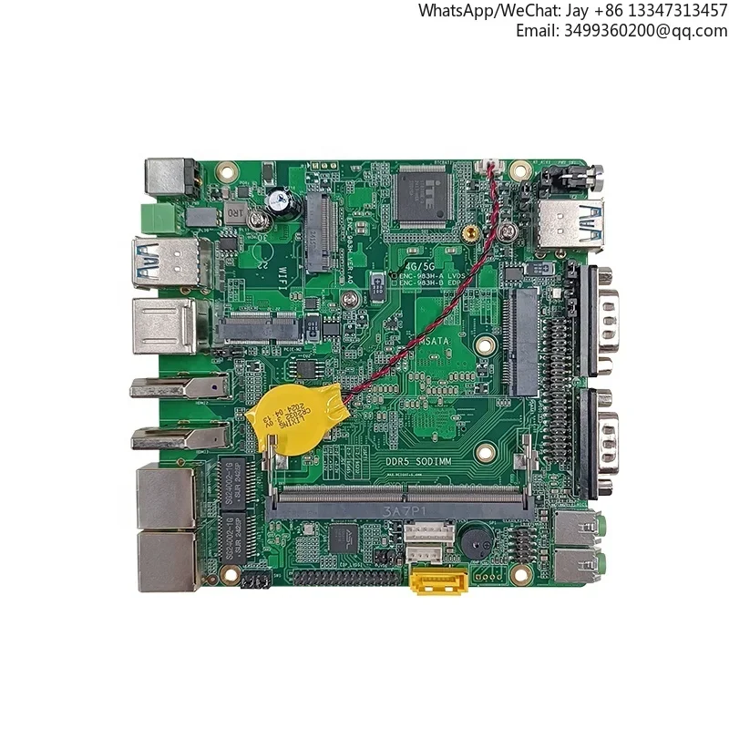

Nano PC Motherboard Nano-ITX Board Single Board Computer Alder Lake N100/N97 CPU Fanless Embedded Motherboard ENC-983HTop-sellin