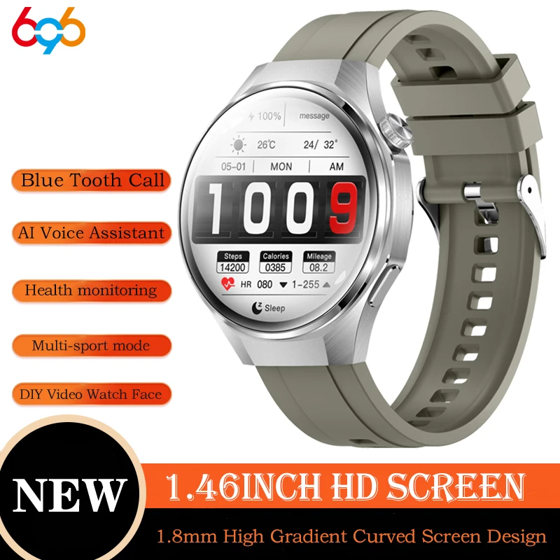 

2025 New Music Playing 3D Curved Screen Voice Assistant Blue Tooth Call Smart Watches DlY Video Watch Dial Sports Smartwatch