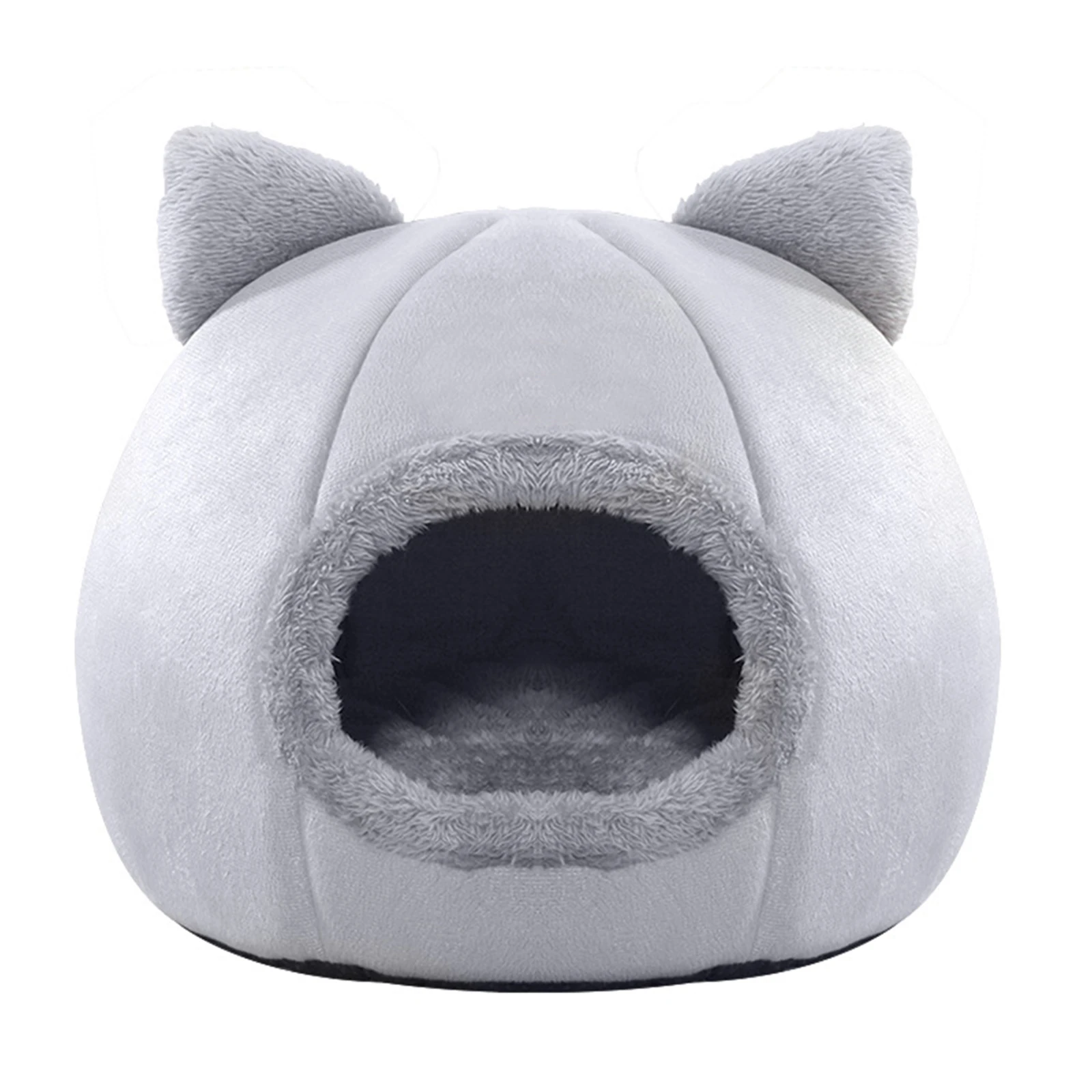 In Winter Cat Bed Cat Mat Pet Tent Cave Bed for Cats Small Dogs Self-Warming Cat Tent Bed Cat Hut Comfortable Pet Sleeping Bed