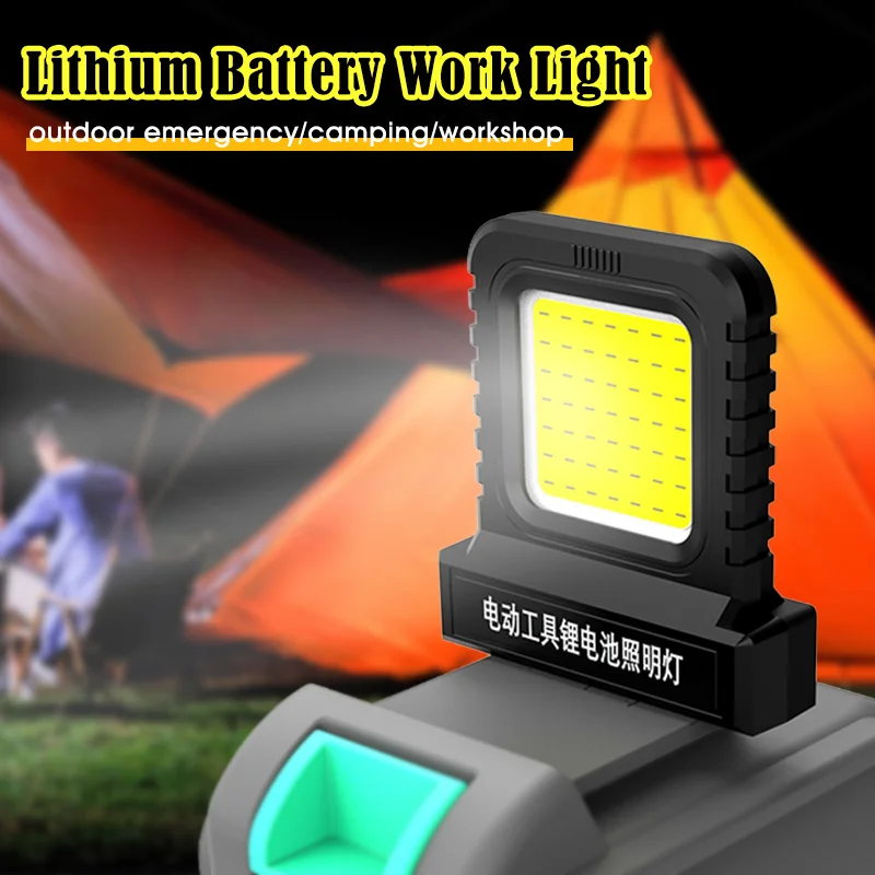 

Power Tool Accessories ABS Lithium-Ion Battery Work Light Strong Light LED Lighting Work Light for Milwaukee Dewalt Bosch M18