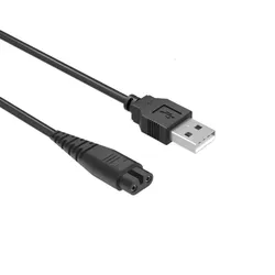 Cable de carga USB de 1,5 m, Compatible con cortadora de pelo Hatteker, cargador de 5V para Afeitadora eléctrica de RFC-598, RFC-588, RFC-690