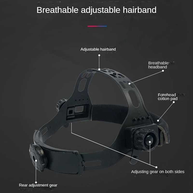 Capacete automático de solda de mudança de luz, máscara soldadora, capacete para solda a arco, moer corte, fácil instalação