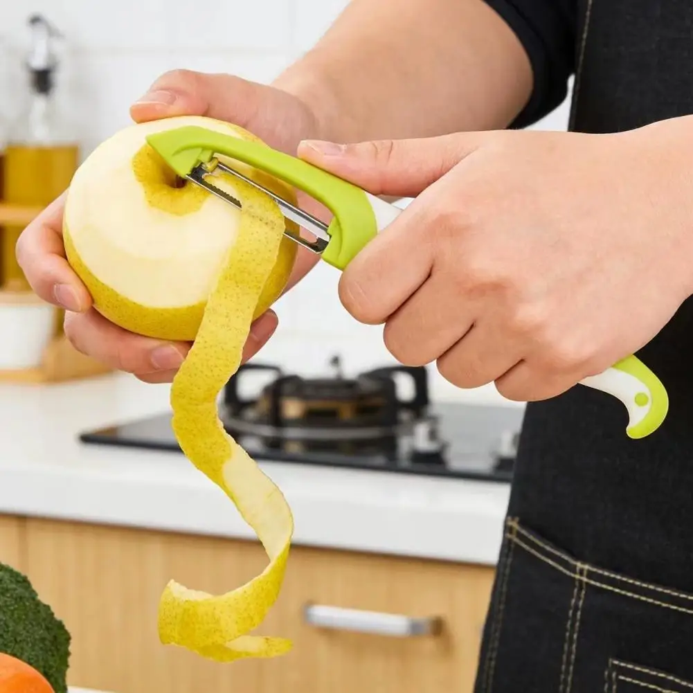 Vegetable Slicer Stainless Steel Peeler Knife Cutter Carrot Potato Fruit Shred Grater Multi-Functional Peeling Kitchen Gadgets view 3